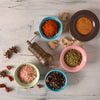 Black Pepper and Spice Grinder, Manual Pepper Mill with Handle - CRYSTALIA GLASS